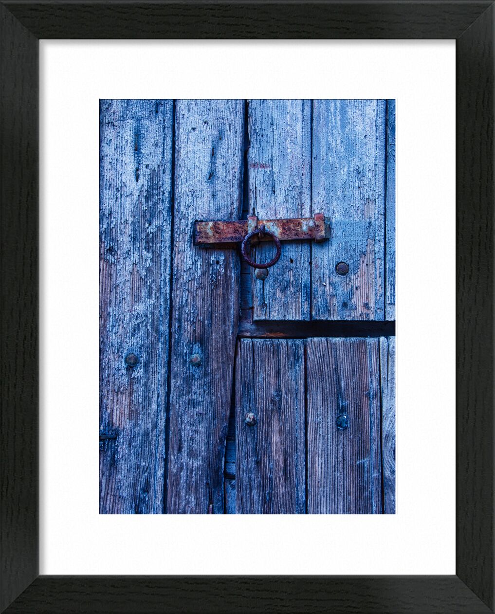 Porte ancienne bleue de Céline Pivoine Eyes, Prodi Art, patrimoine, architecture, ancien, bleu, porte, Peinture écaillée