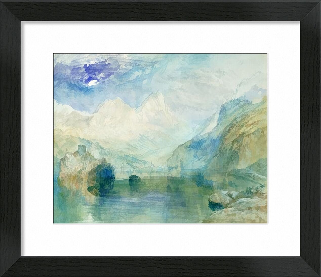 The Lowerzer See - TURNER desde Bellas artes, Prodi Art, TORNERO, lago, montañas, pintura