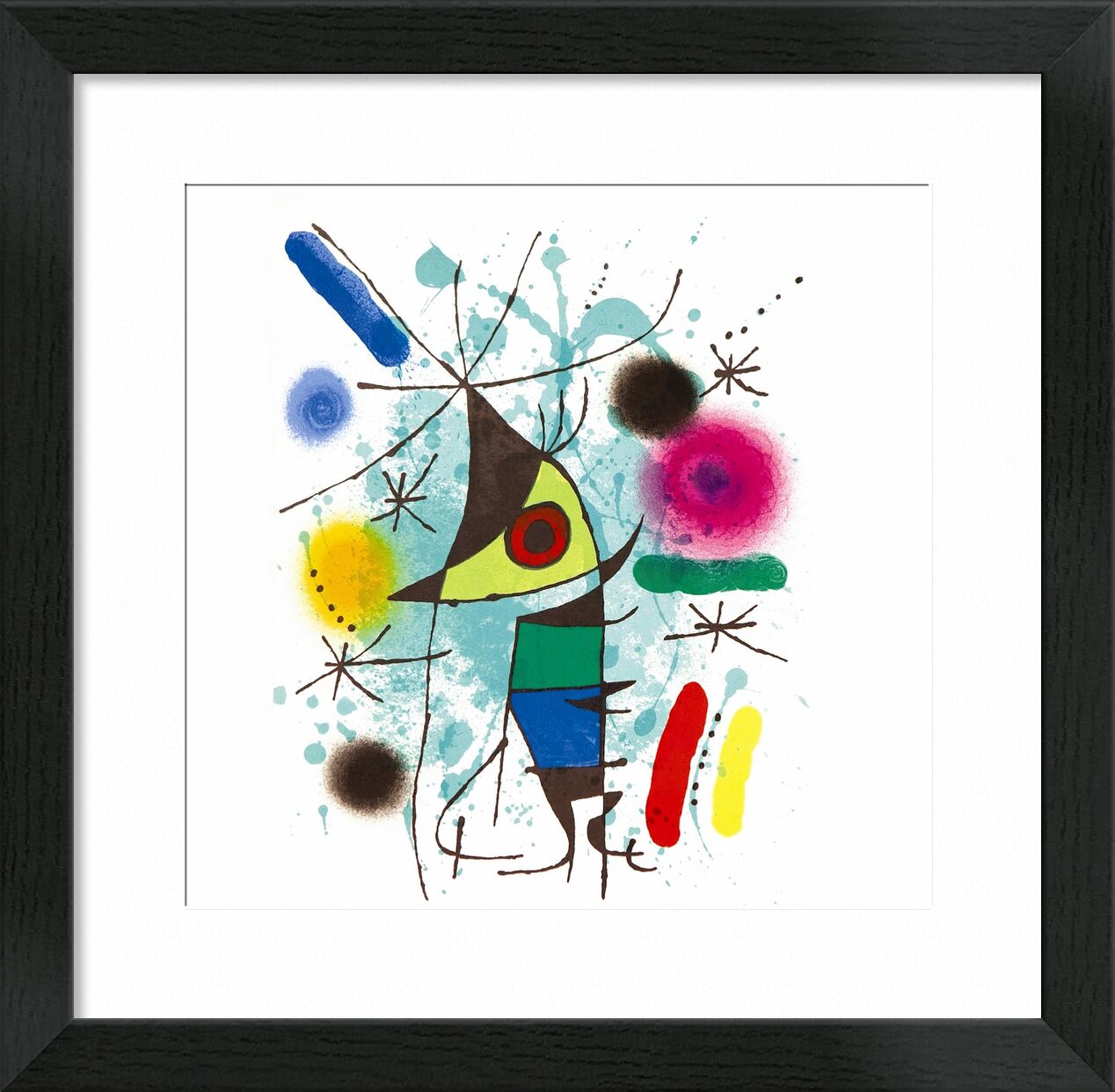 The Singing Fish - Joan Miró von Bildende Kunst, Prodi Art, Singen, Musik-, Fisch, abstrakt, Malerei, Zeichnung, Joan Miró