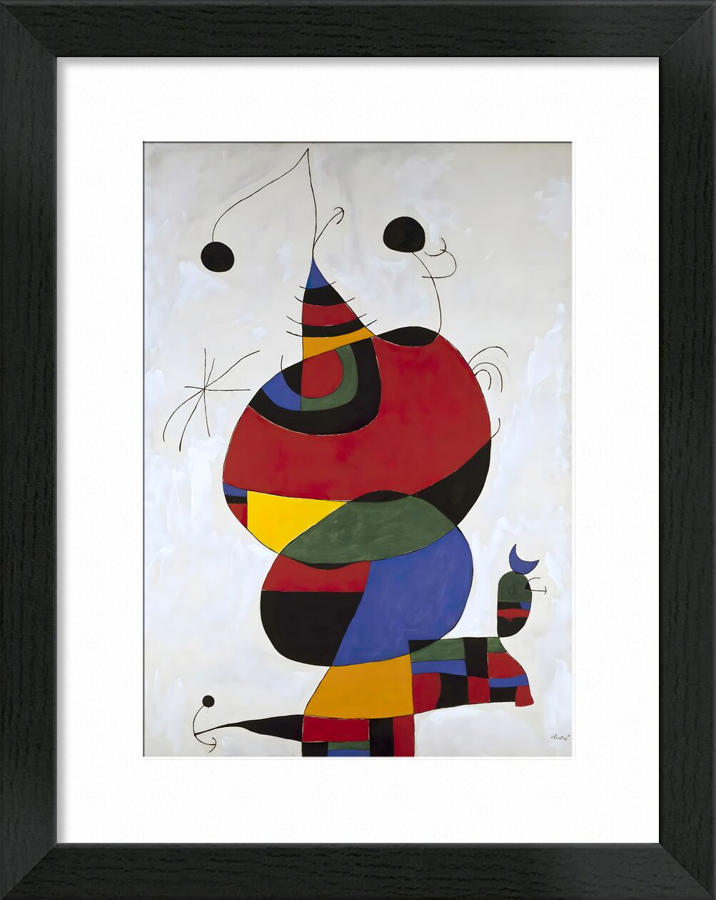Hommage a Picasso - Joan Miró von Bildende Kunst, Prodi Art, Tribut, Joan Miró, Bleistiftzeichnung, Porträt, Picasso