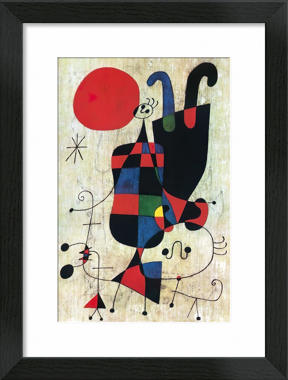 Inverted - Joan Miró von Bildende Kunst, Prodi Art, invertiert, abstrakt, Zeichnung, Joan Miró