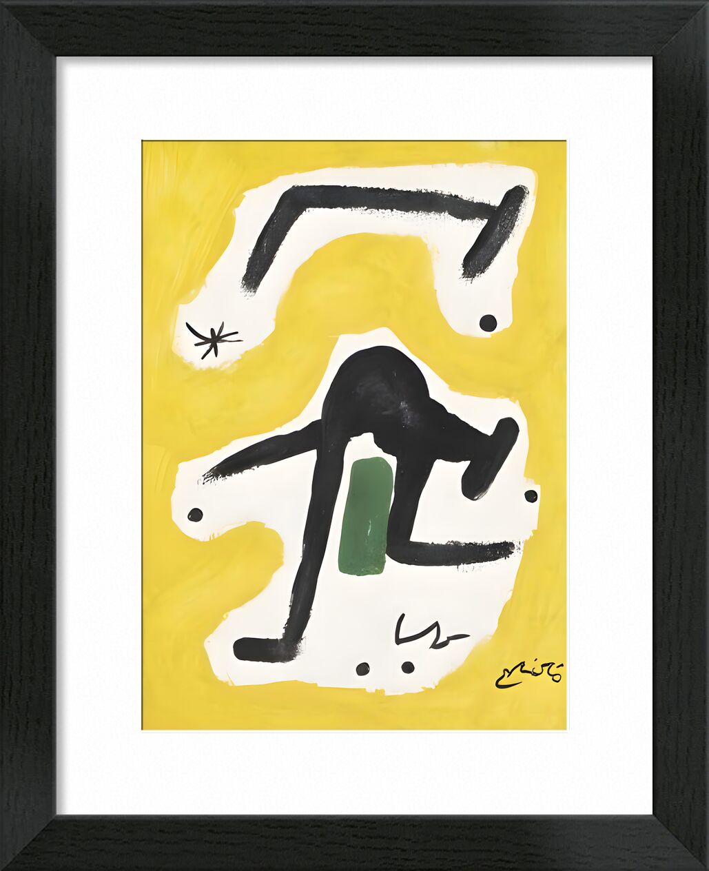 Woman, Birds, Star, 1978 von Bildende Kunst, Prodi Art, abstrakt, Malerei, Frau, Joan Miró