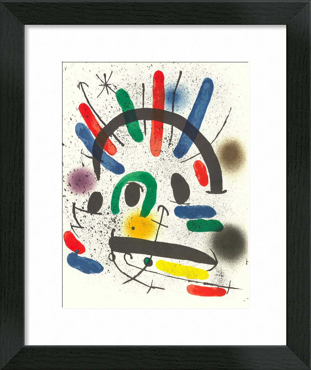 Litografia original II - Joan Miró von Bildende Kunst, Prodi Art, Joan Miró, Malerei, abstrakt, Lithografie