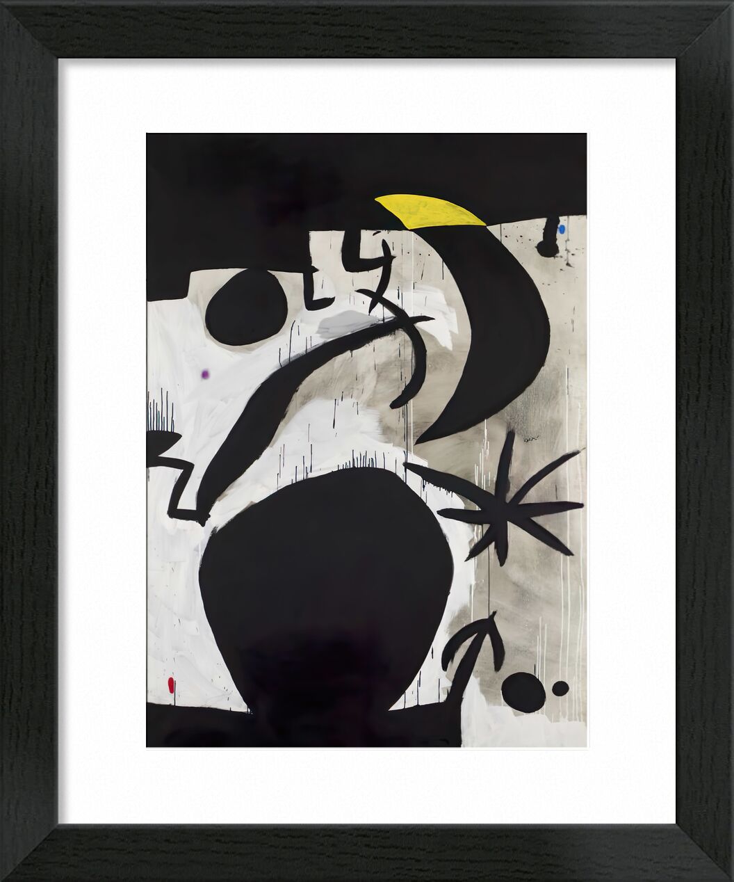 Women and Birds in the Night, 1969 - 1974 - Joan Miró desde Bellas artes, Prodi Art, póster, abstracto, pintura, Joan Miró
