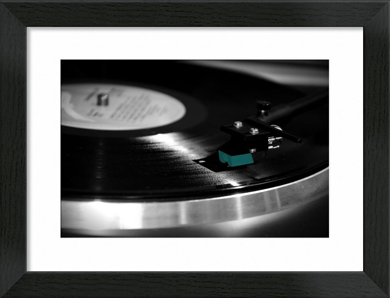 Vinyl head from Aliss ART, Prodi Art, vinyl, technology, record, phonograph record, inside, close-up, black
