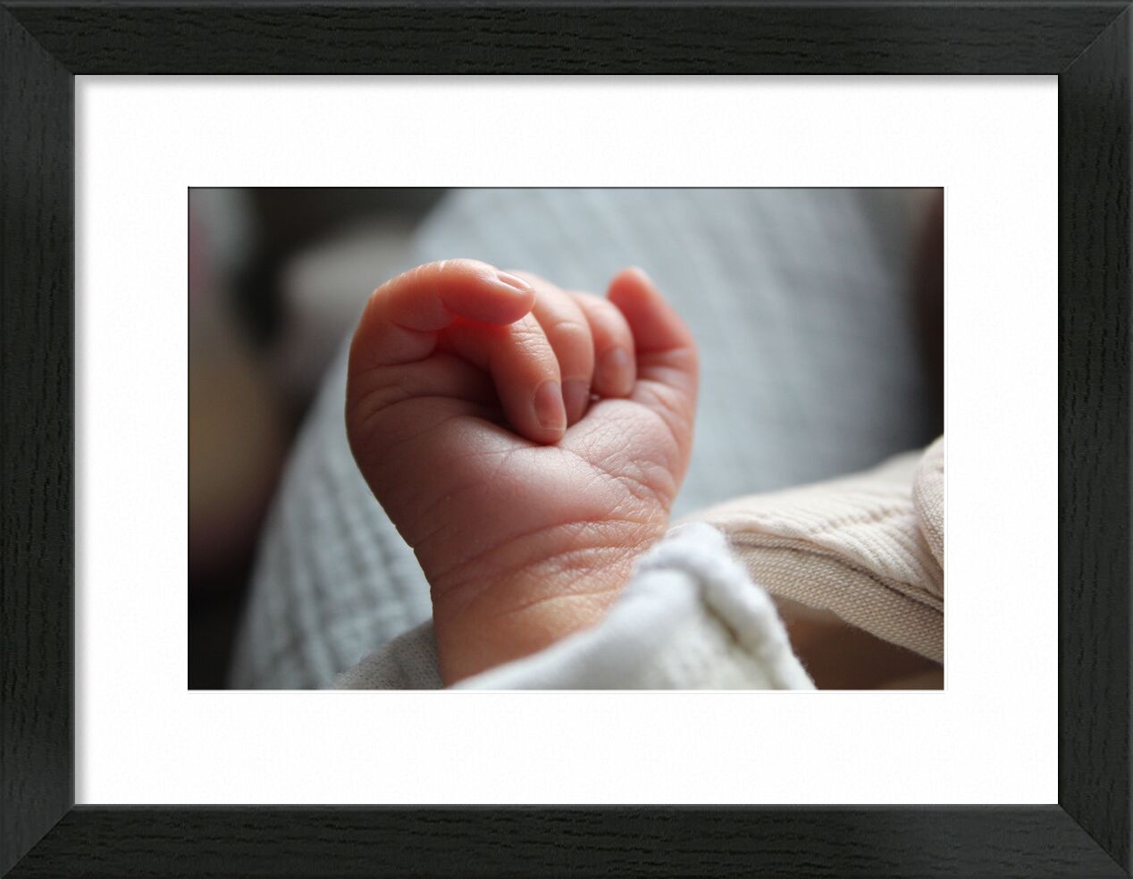 Détails d'une petite main de jenny buniet, Prodi Art, détails, main, bébé