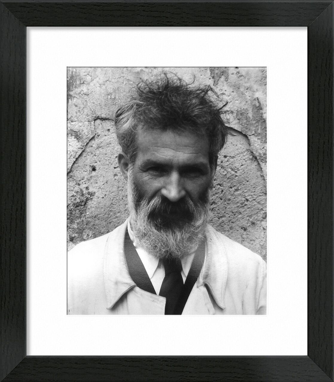 Brancusi in his workshop - Edward Steichen 1922 desde Bellas artes, Prodi Art, retrato, Edward Steichen, barba, blanco y negro, taller