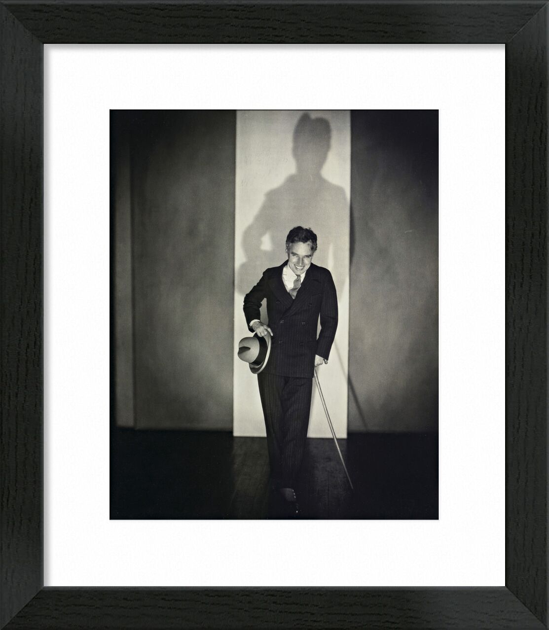 Charlie Chaplin - Edward Steichen 1925 desde Bellas artes, Prodi Art, sombrero, blanco y negro, espectáculo, Charlie Chaplin, Edward Steichenn, caña, Sala de espectáculos