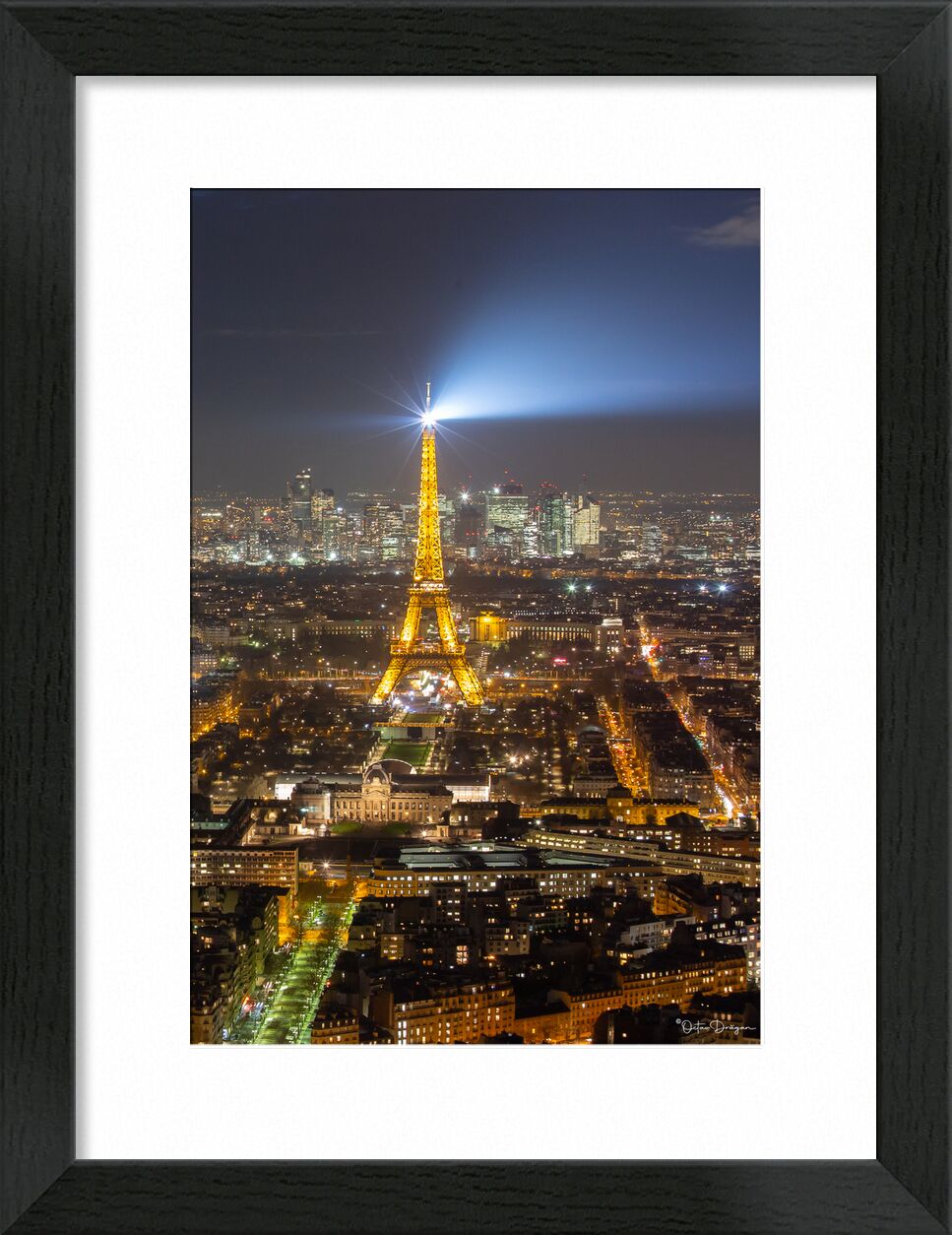 Rue de l'Abreuvoir. Montmartre, Paris de Octav Dragan, Prodi Art, lune, nuit, paris, pluie, montamrtre, France