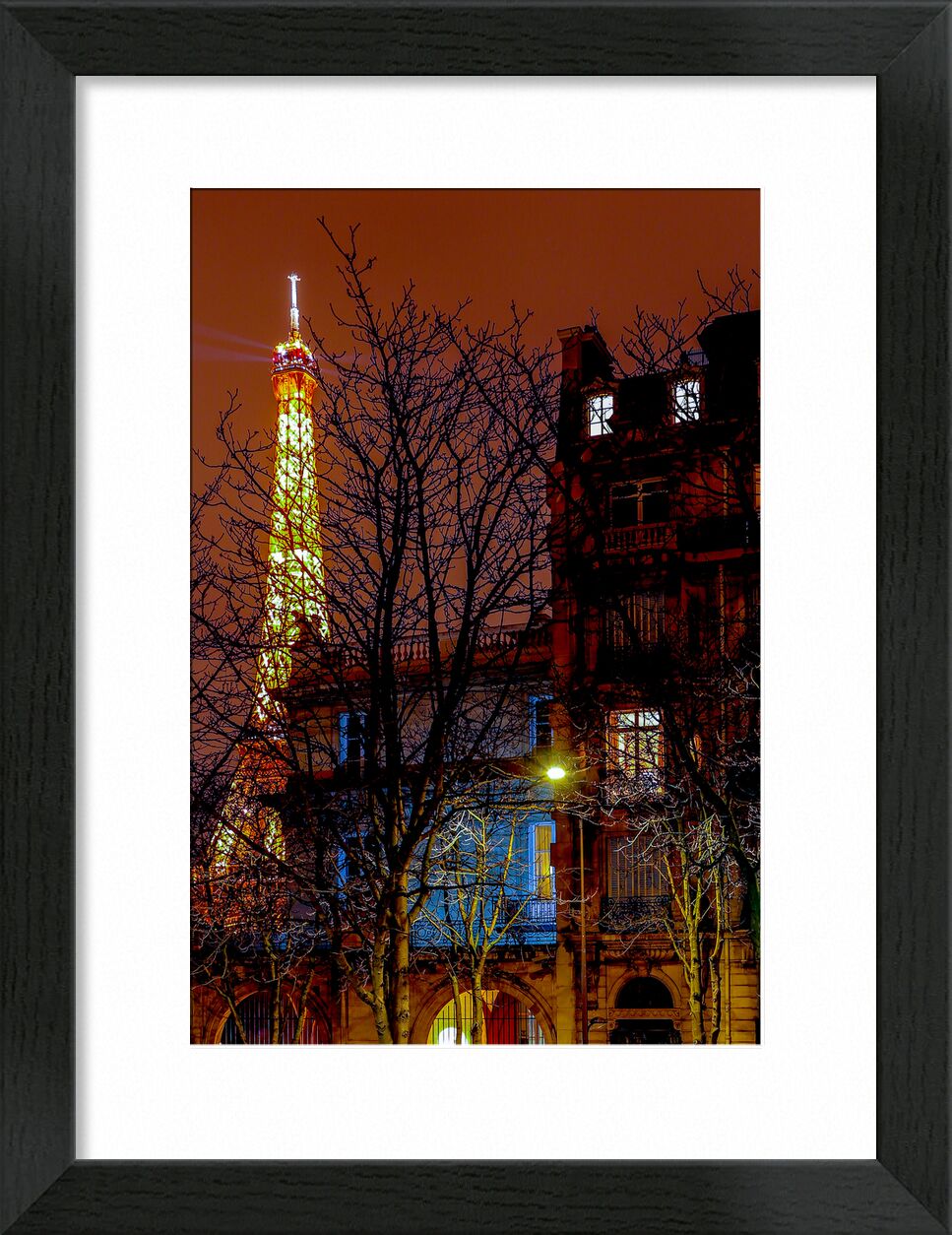 Tour Eiffel, Paris. de Octav Dragan, Prodi Art, lune, nuit, paris, turneiffel, France