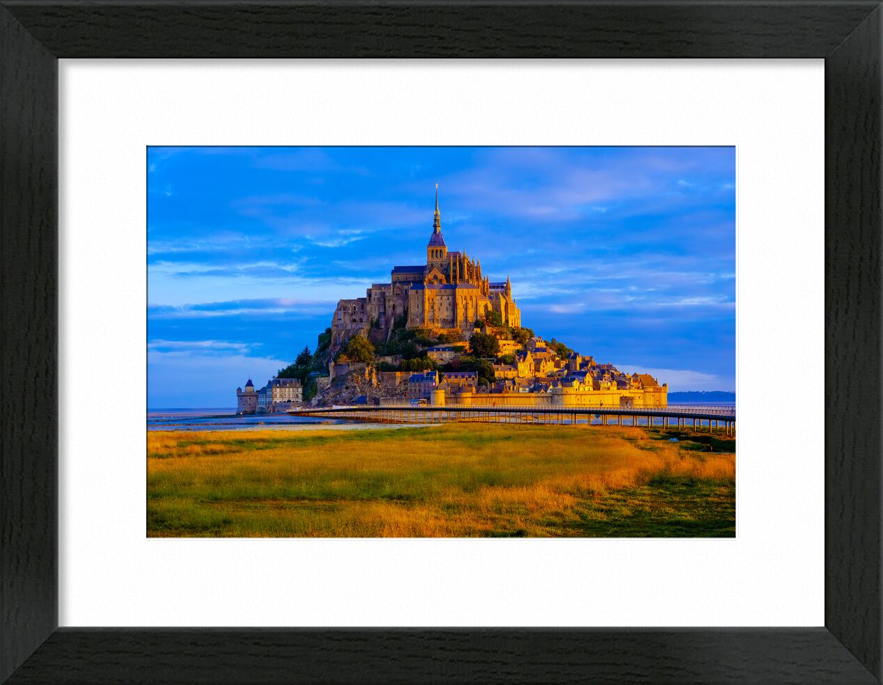 Le Mont Saint Michel de Adrien Guionie, Prodi Art, Matinée, Le mont Saint michel, levé de soleil, Couleur