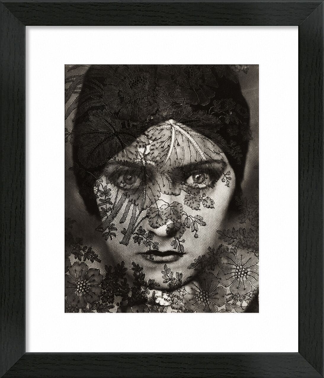 Iconic portraiture - Edward Steichen desde Bellas artes, Prodi Art, Steichen, Moda, velo, mujer, blanco y negro, retrato