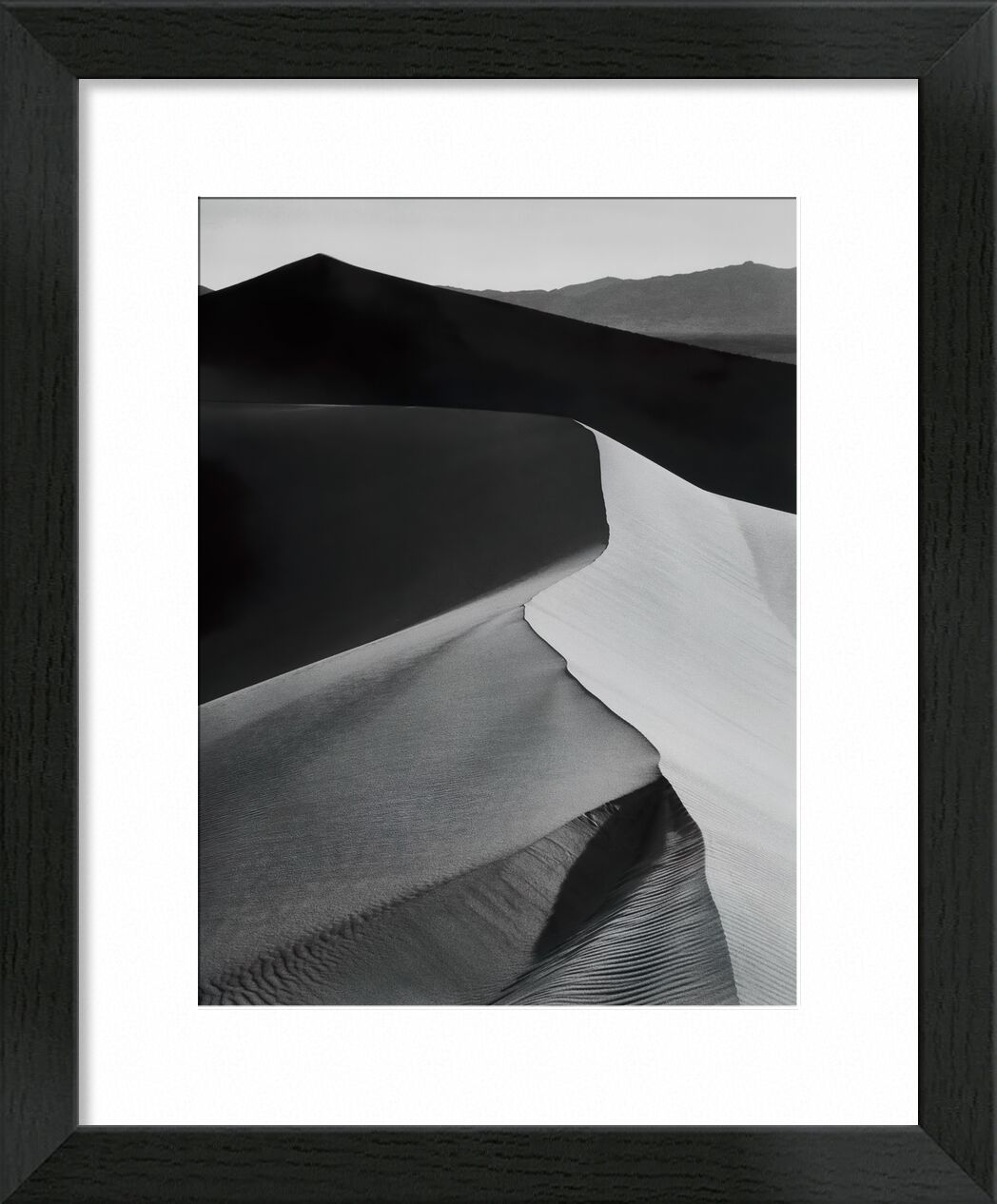 Sanddünen Sonnenaufgang, Death Valley, Kalifornien von Bildende Kunst, Prodi Art, Adam, Tod, Kalifornien, ANSEL ADAMS, Sanddüne, Sand, Wildnis