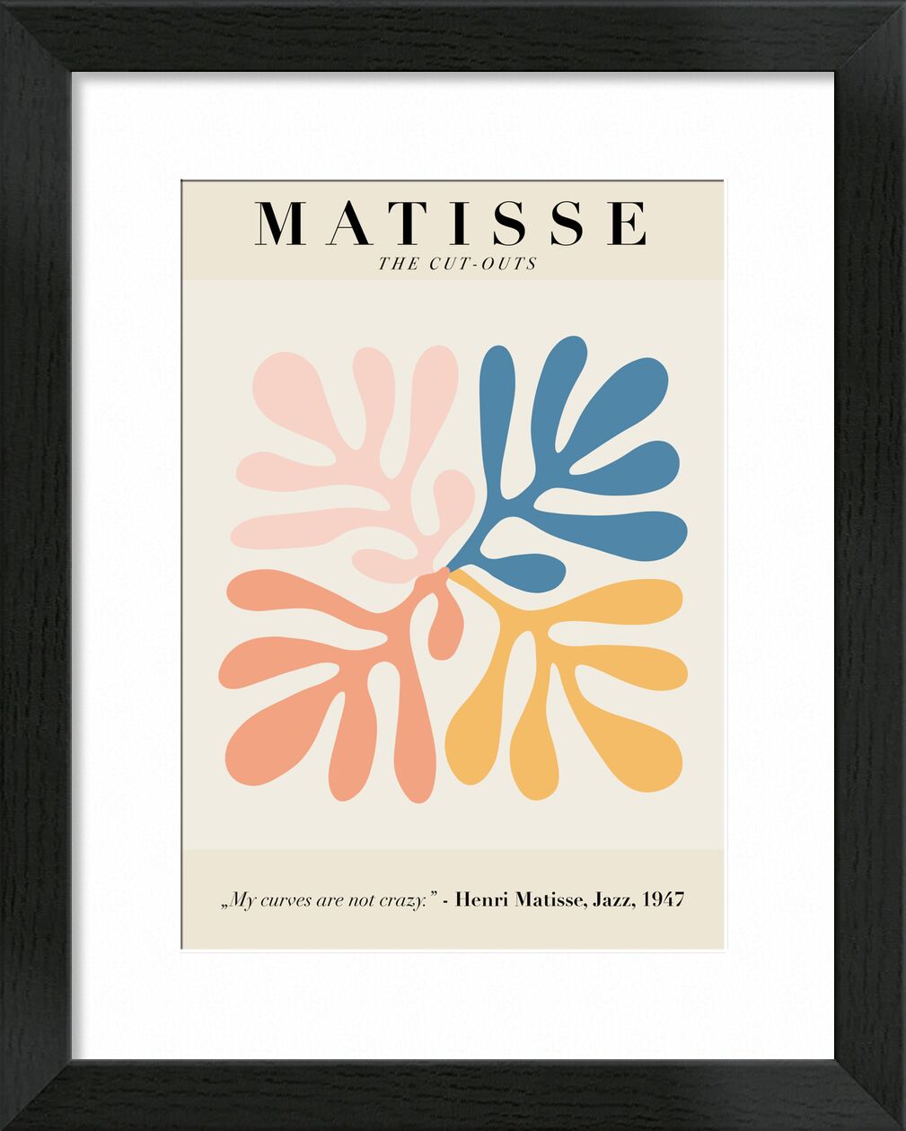 Die Ausschnitte - Henri Matisse von Bildende Kunst, Prodi Art, Kurven, Ausschnitte, Henri Matisse, Matisse