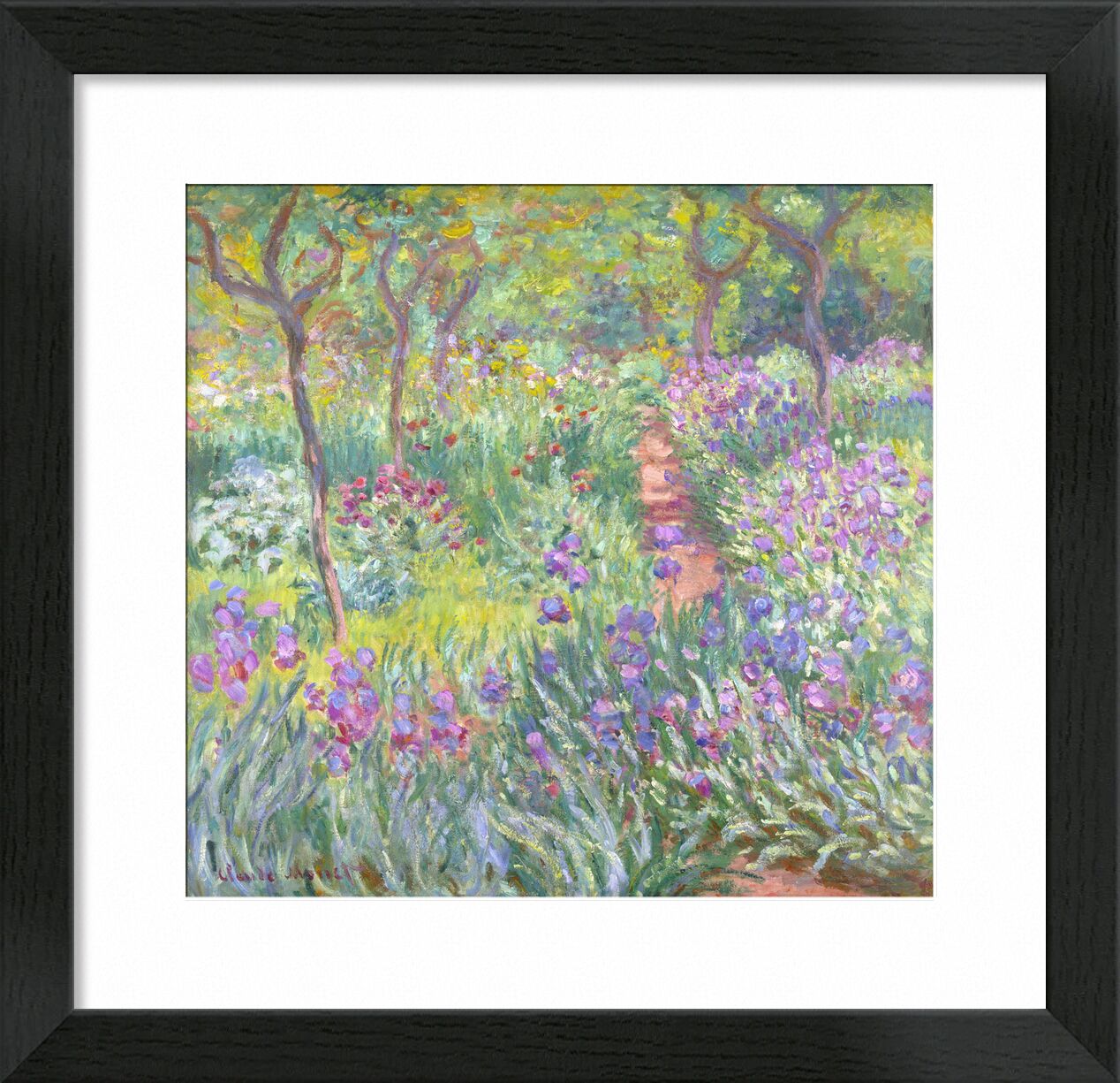 Der Garten des Künstlers in Giverny - Claude Monet von Bildende Kunst, Prodi Art, Wald, Blumen, Garten, CLAUDE MONET, monet, Paradies, Weg