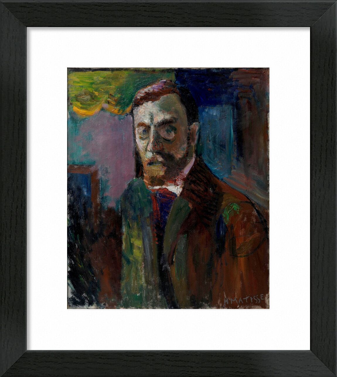 Self-portrait, 1900 von Bildende Kunst, Prodi Art, Matisse, Malerei, Selbstporträt, Henri Matisse