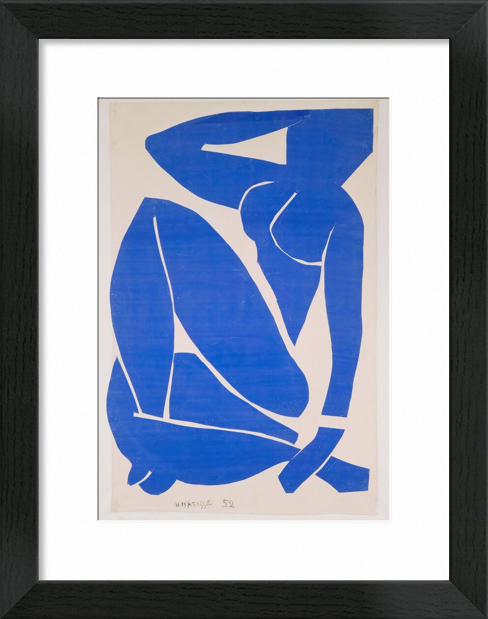 Blauer Akt III - Matisse von Bildende Kunst, Prodi Art, nackt, Zeichnung, Frau, Henri Matisse, Matisse, Sinnlichkeit