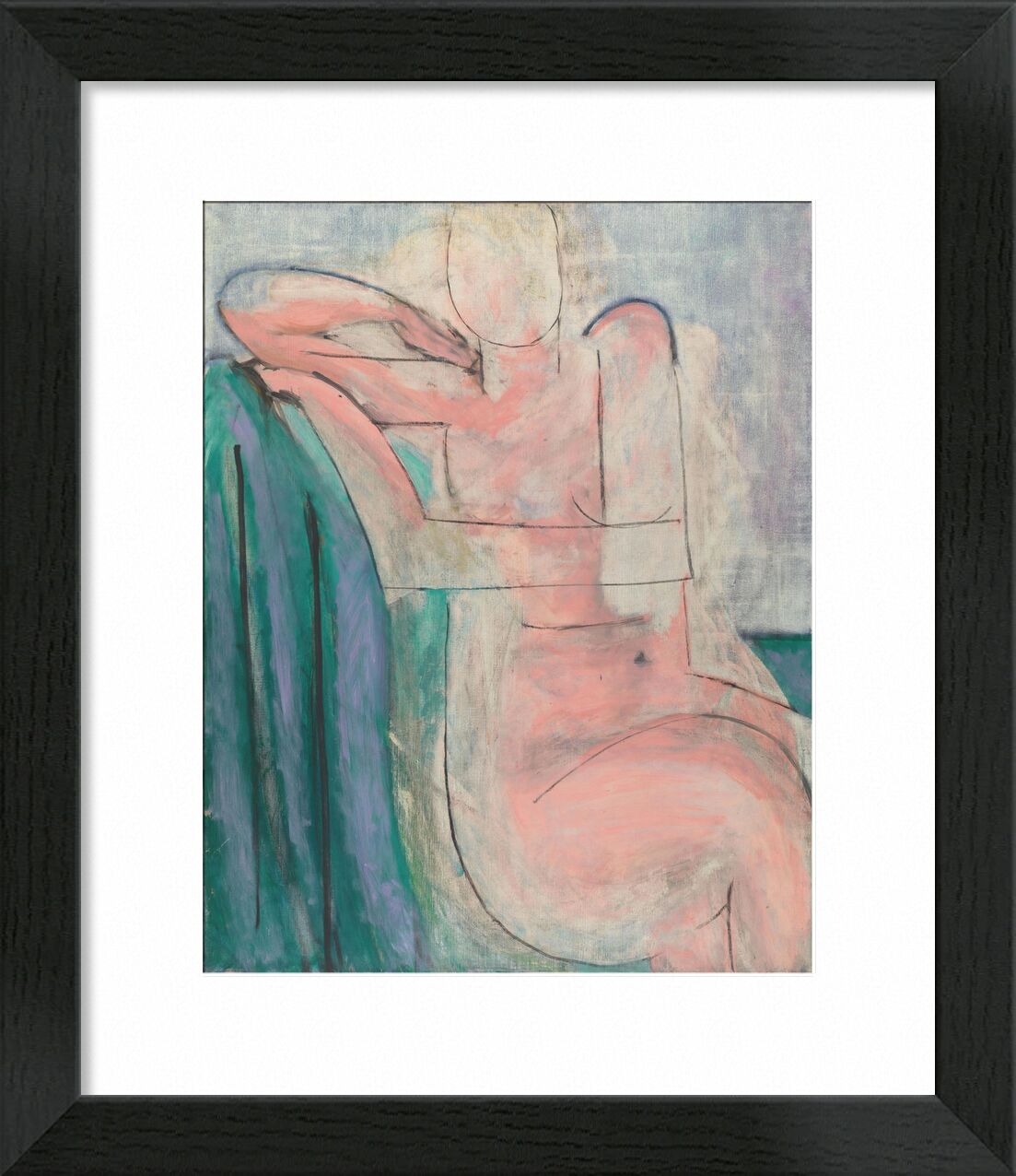 Sitzender rosafarbener Akt - Matisse von Bildende Kunst, Prodi Art, Henri Matisse, Matisse, Rosa, Frau, nackt