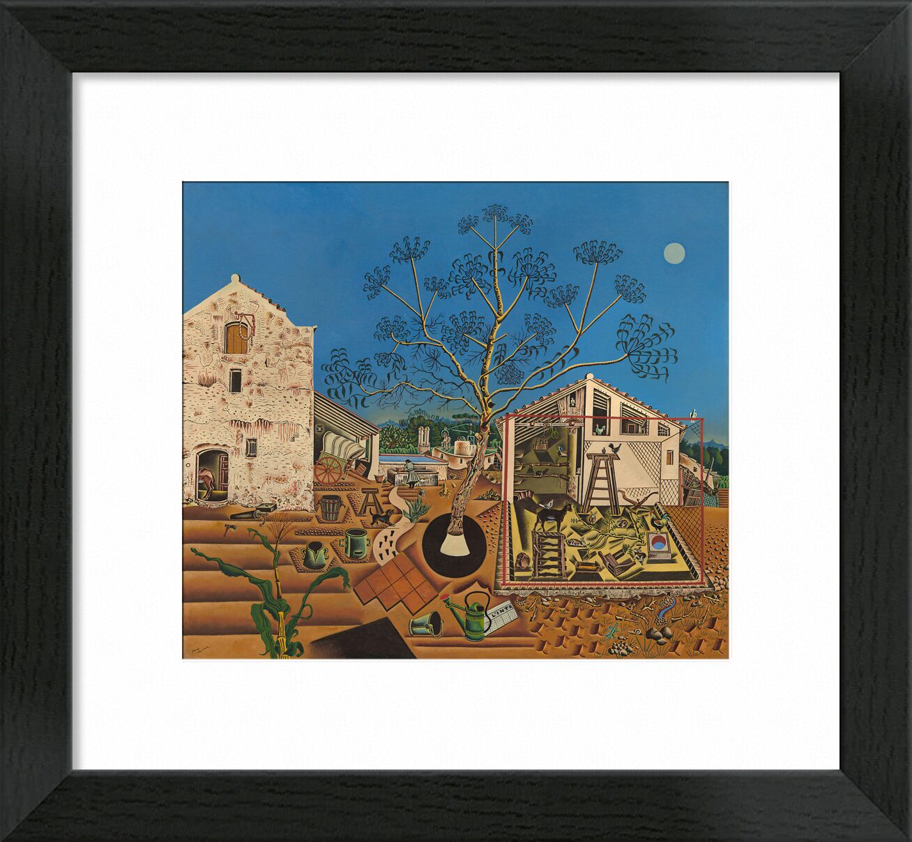 Der Bauernhof von Bildende Kunst, Prodi Art, Kultur, Bauernhof, Joan Miró, Miro, Bauern, Felder