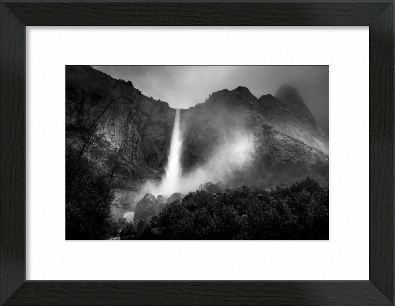 The fountain, New Mexico - ANSEL ADAMS 1956 desde Bellas artes, Prodi Art, montañas, blanco y negro, árbol, bosque, cielo, lluvia, ANSEL ADAMS, fuente