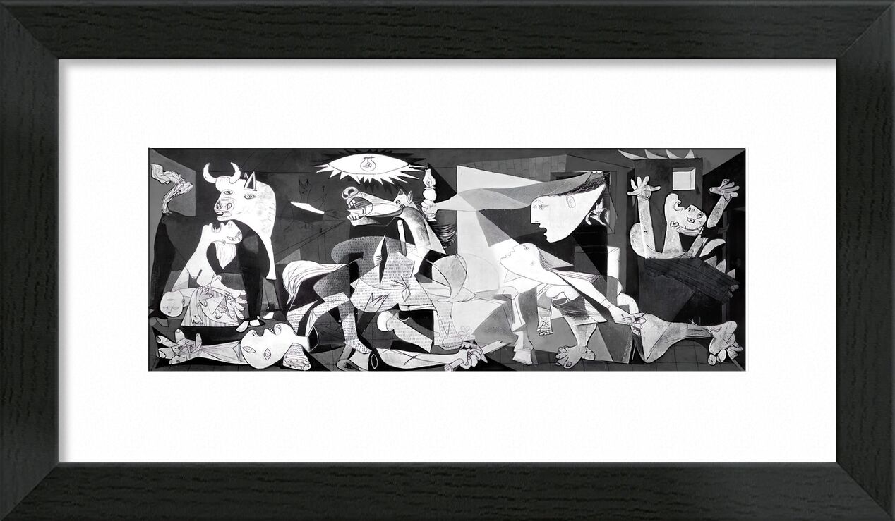 Guernica - PABLO PICASSO desde Bellas artes, Prodi Art, dibujo, dibujo a lápiz, blanco y negro, PABLO PICASSO