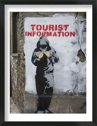 Banksy Tourist Information  Poster  A2 SIZE 