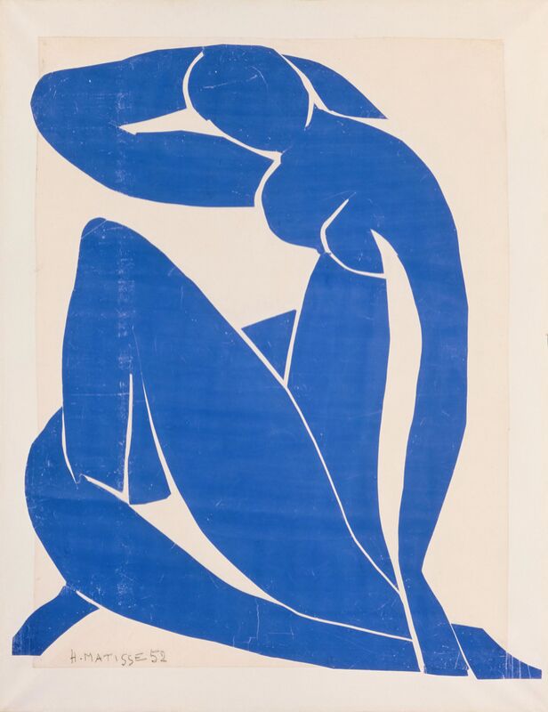 Nu Bleu II - Henri Matisse de Beaux-arts Decor Image