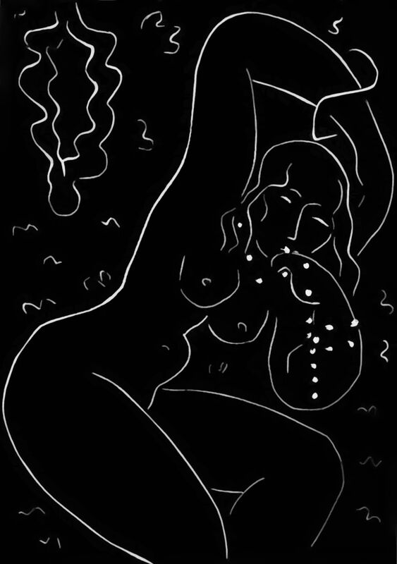 Nude with Bracelet - Henri Matisse von Bildende Kunst Decor Image