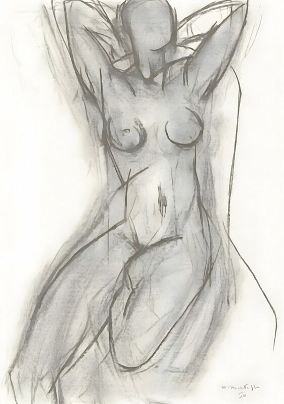 Nude in An Armchair, 1950 desde Bellas artes Decor Image