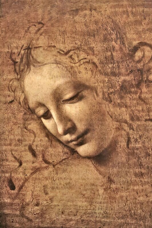 La Scapigliata - Léonard de Vinci de Beaux-arts Decor Image