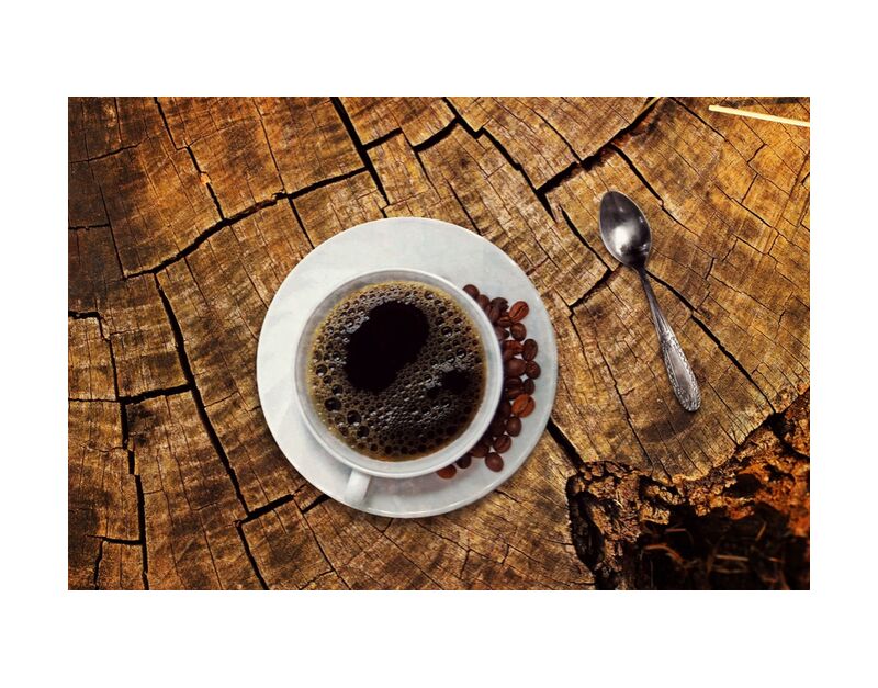 The coffee tree from Pierre Gaultier, Prodi Art, wood grain, coffee break, coffee spoon, gastronomy, break, benefit from, wooden table, beans, coffee cup, old, wood, aroma, table, still life, coffee beans, beverage, cup, coffee