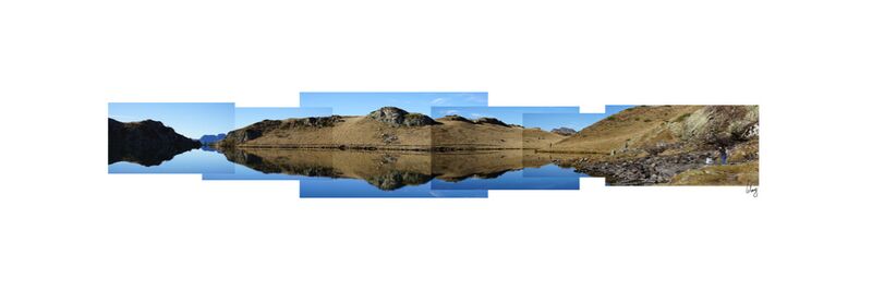 Le Lac Noir de Benoit Lelong, Prodi Art, ciel, calme, décoration, original, nature, France, Alpes, bleu, sommet, Voyage, montagnes, Lac, inspirant