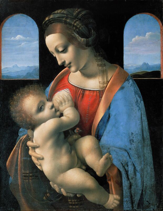 La Madone Litta - Léonard de Vinci de Beaux-arts Decor Image