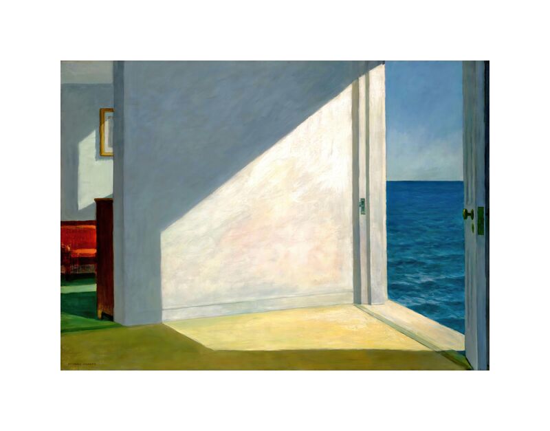 Rooms by the Sea - Edward Hopper from Fine Art, Prodi Art, sea, beach, Sun, summer, sky, holiday, Eward Hopper