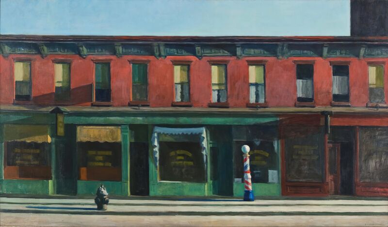 Early Sunday Morning - Edward Hopper from AUX BEAUX-ARTS Decor Image