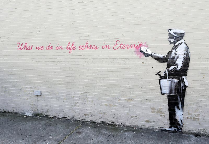 Echoes - BANKSY from Fine Art Decor Image