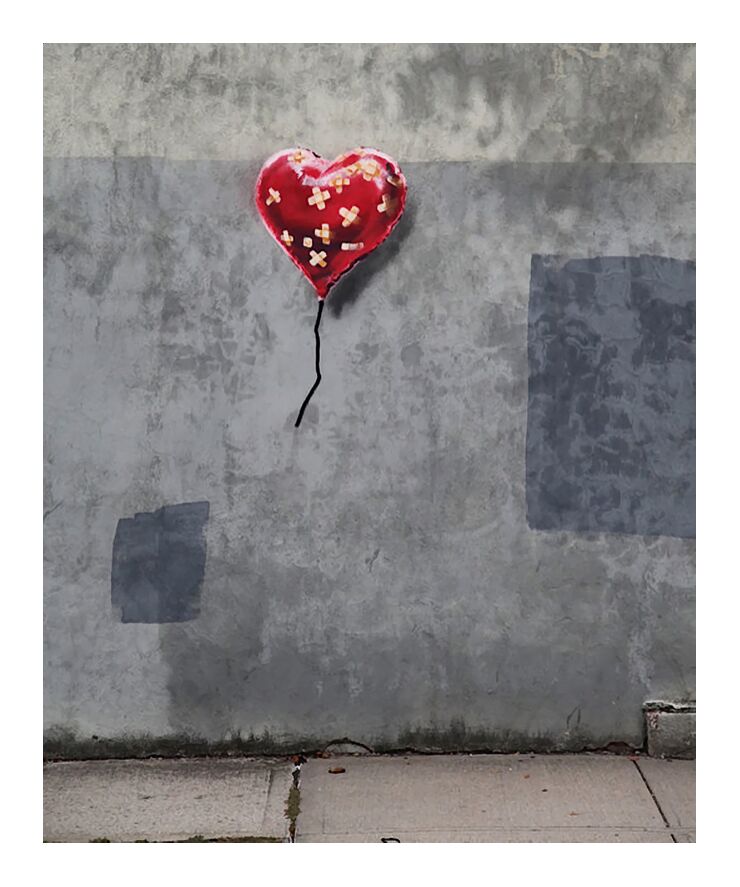 NY Love - BANKSY de AUX BEAUX-ARTS, Prodi Art, Banksy, art de rue, New York, NYC, amour, graffiti
