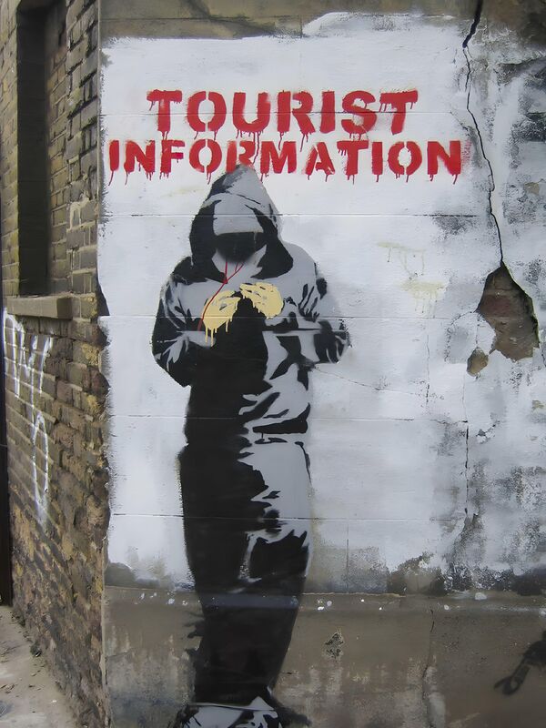 Tourist Information - BANKSY from Fine Art Decor Image