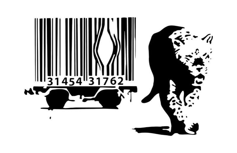 Barcode - BANKSY from Fine Art Decor Image
