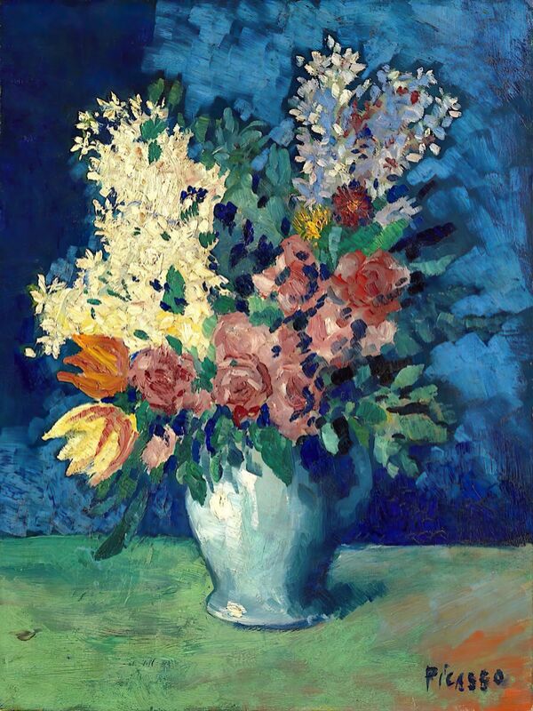 Fleurs 1901 - Picasso de Beaux-arts Decor Image