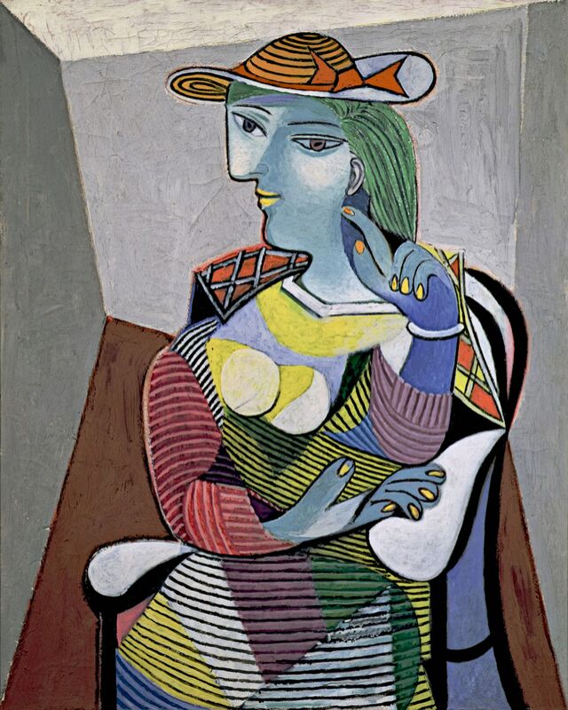 Portrait of Marie-Therese - Picasso von Bildende Kunst Decor Image