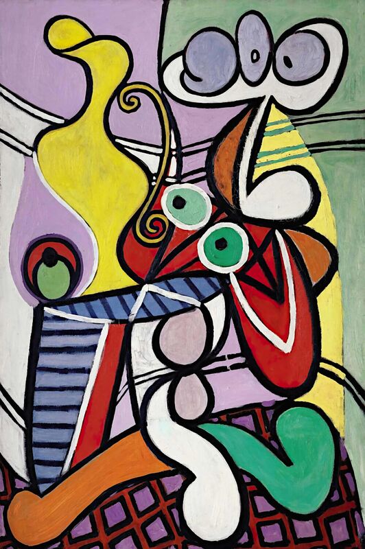 Large Still Life with Pedestal Table - Picasso from Fine Art Decor Image