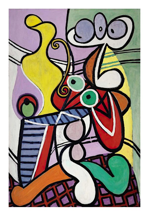 Grande Nature Morte avec Guéridon - Picasso de Beaux-arts, Prodi Art, peinture, abstrait, picasso, nature morte, guéridon
