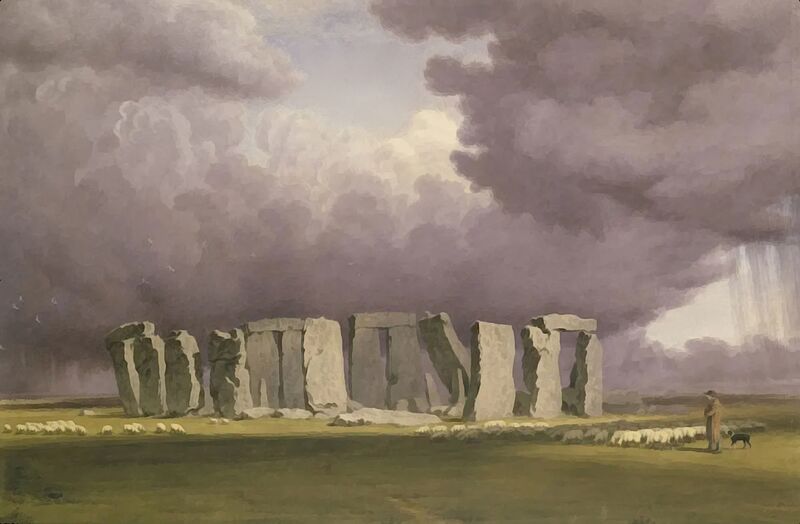 Stonehenge : Jour de tempête de Beaux-arts Decor Image