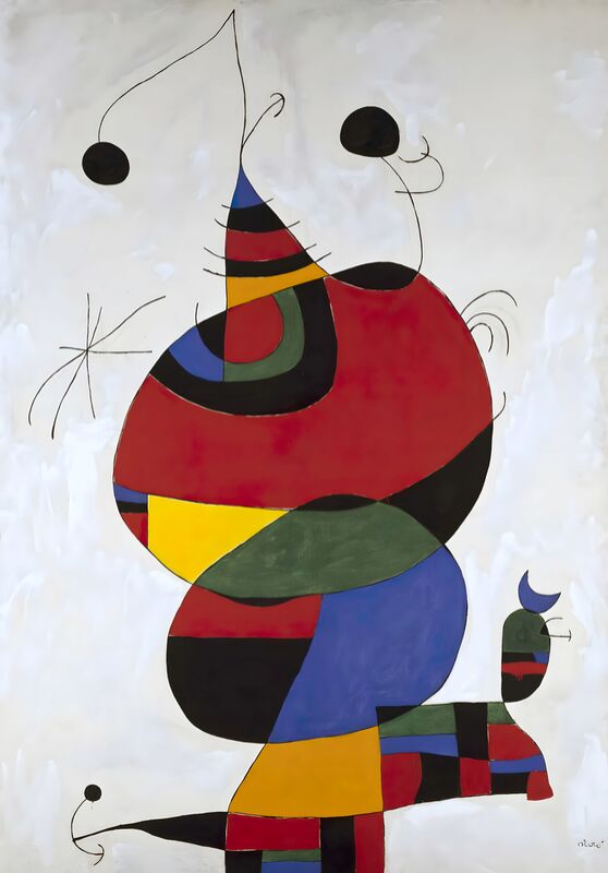 Hommage à Picasso - Joan Miró de Beaux-arts Decor Image