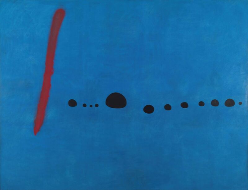 Blue II - Joan Miró desde Bellas artes Decor Image