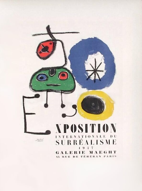 AF 1947, Galerie Maeght - Joan Miró de AUX BEAUX-ARTS Decor Image
