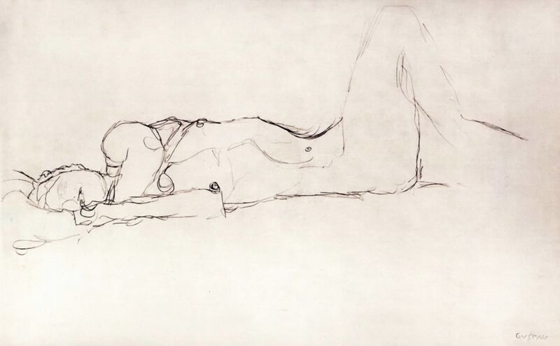 Nude Woman in Bed desde Bellas artes Decor Image