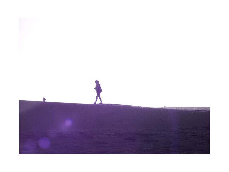 Promeneuse sur la dune de Céline Pivoine Eyes, Prodi Art, mer, sable, silhouette, gruissan, plage, Streetphoto, dune, Voyage, paysage