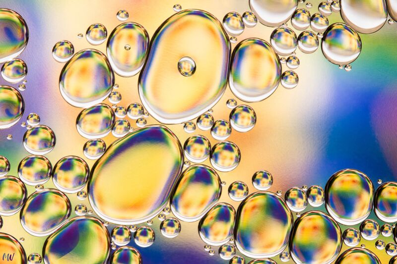 Oily bubbles #4 from Mickaël Weber Decor Image